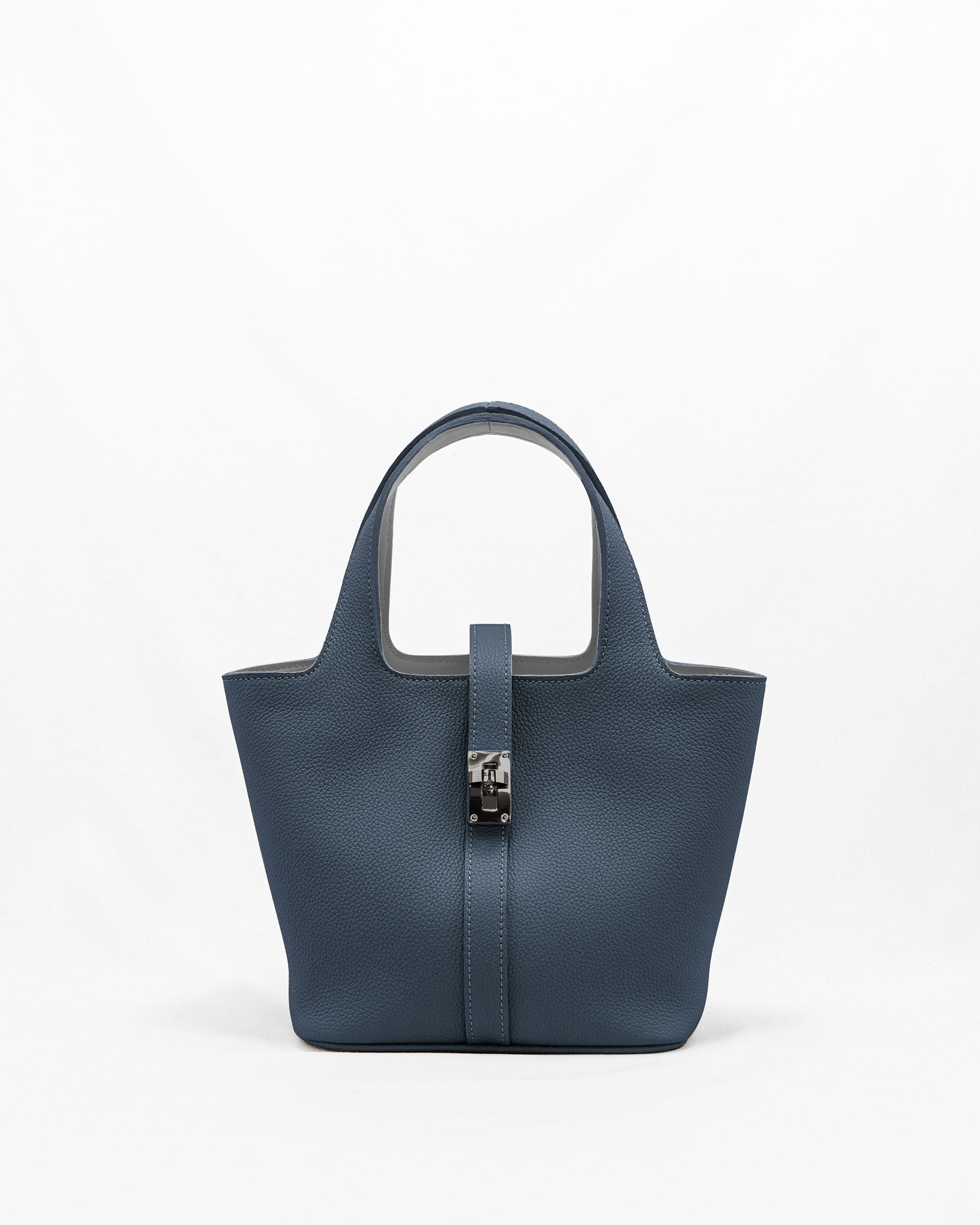 ナガタニ　Rina イベント限定】RINA [NAVY×GREY] ｜日本製の本革バッグ・財布