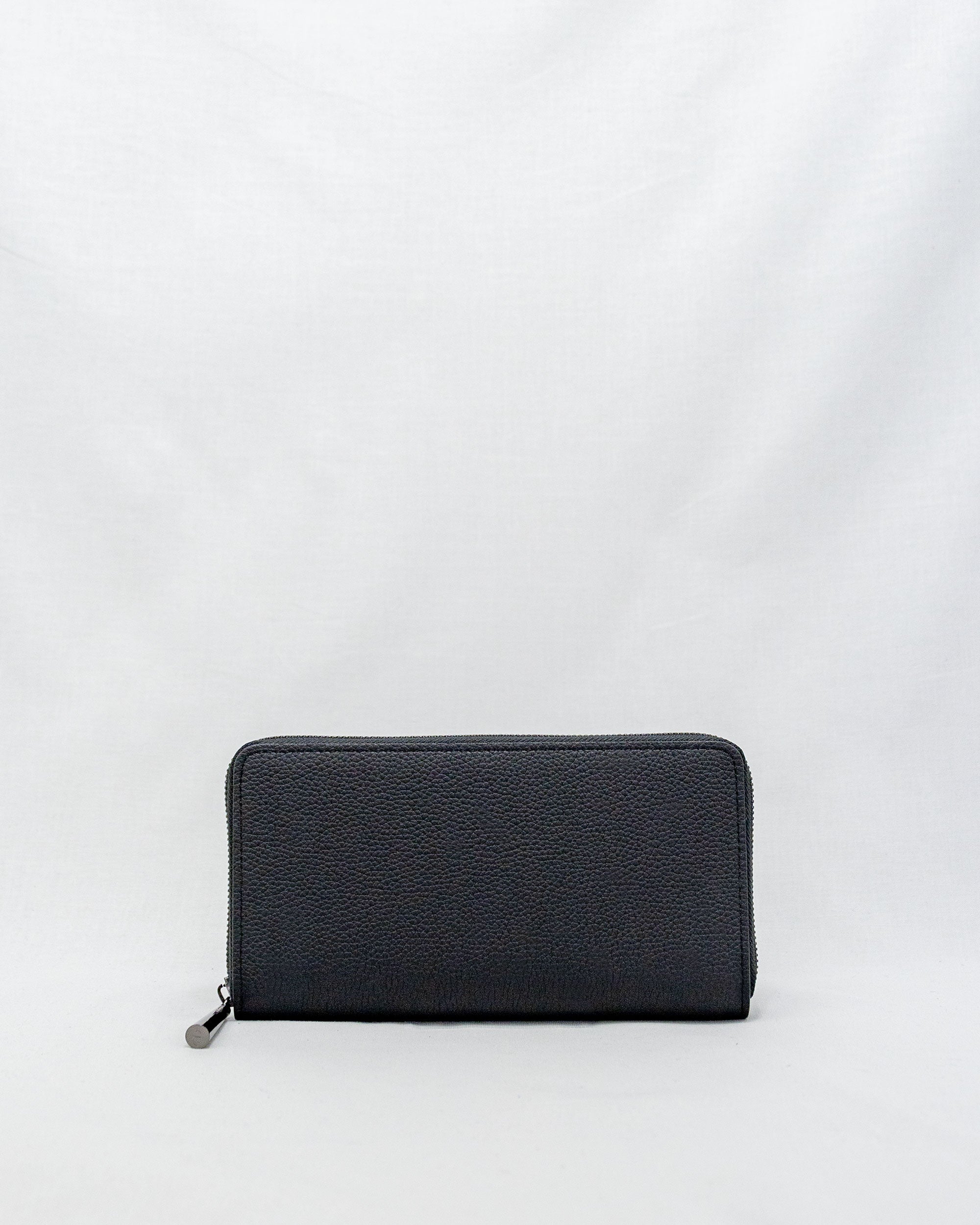 SAHO PLAIN [BLACK×BLACK] ｜日本製の本革バッグ・財布｜NAGATANI 