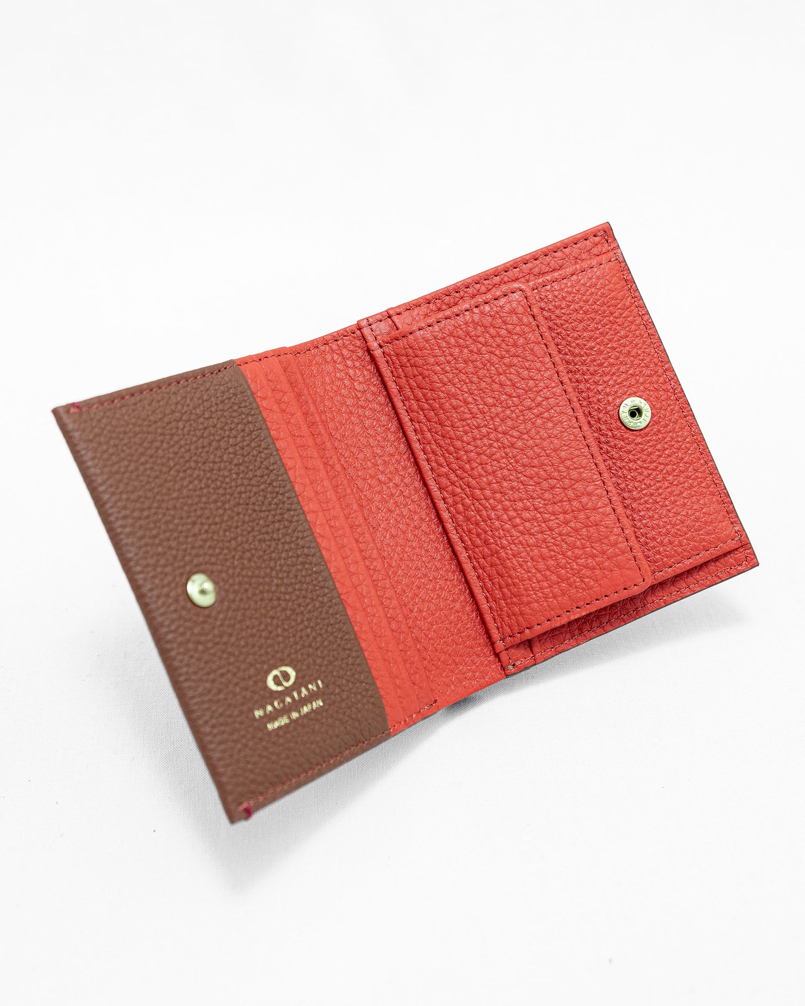 ÉCLAT [SIENNA×RED] ｜日本製の本革バッグ・財布｜NAGATANI（ナガタニ