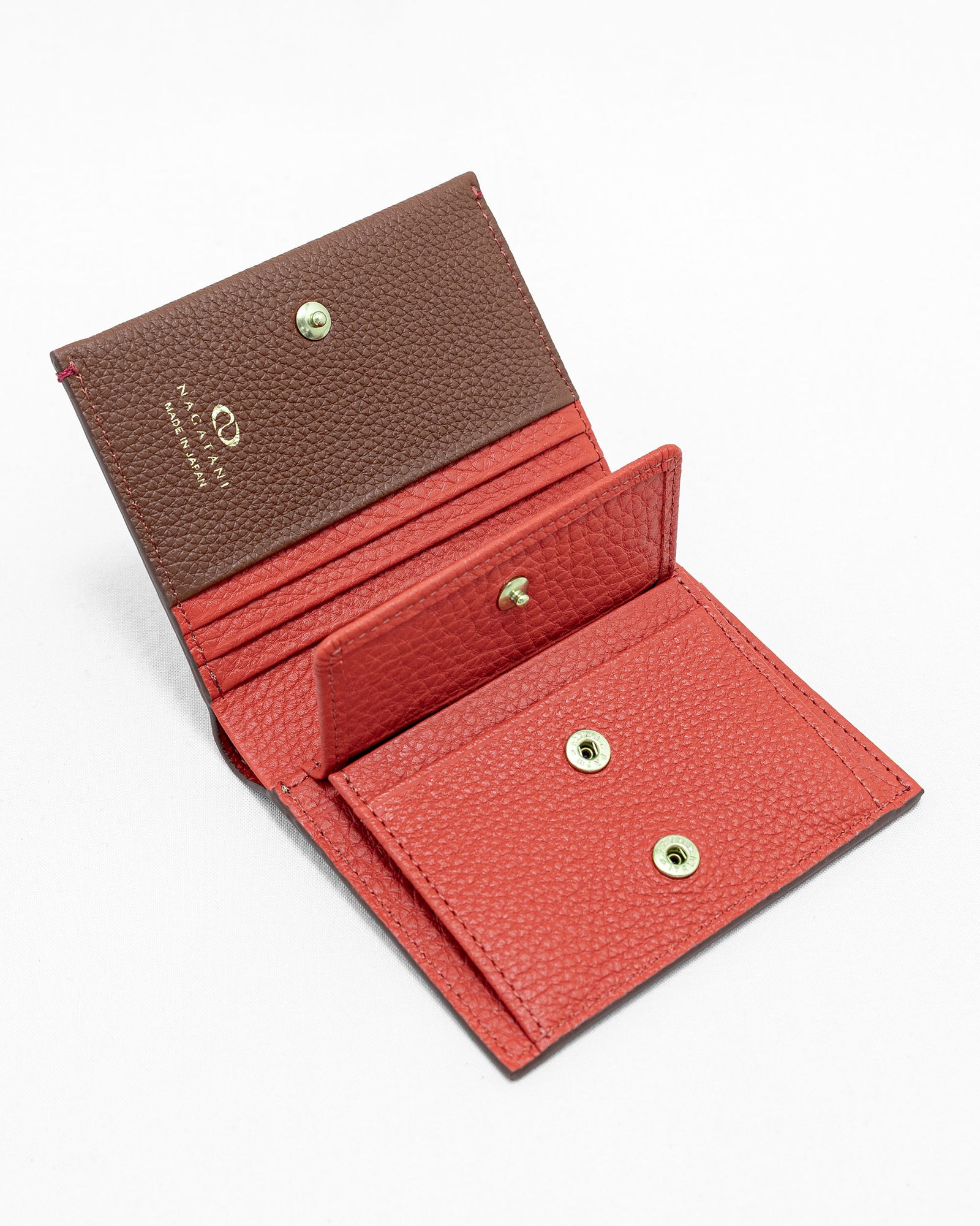 ÉCLAT [SIENNA×RED] ｜日本製の本革バッグ・財布｜NAGATANI（ナガタニ