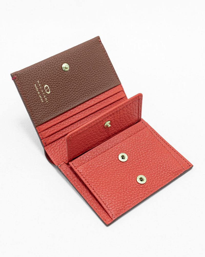 ÉCLAT [SIENNA×RED] ｜日本製の本革バッグ・財布｜NAGATANI（ナガタニ