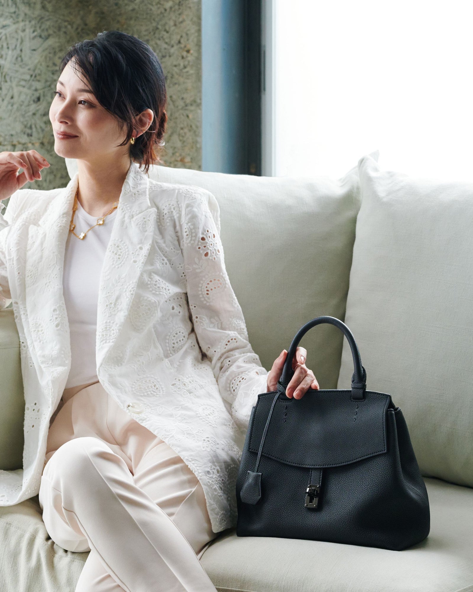 ELISABETH [BLACK] ｜日本製の本革バッグ・財布｜NAGATANI（ナガタニ 