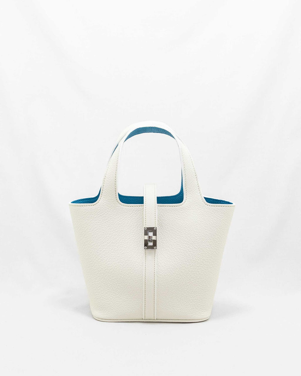 RINA [WHITE × CYAN] ｜日本製の本革バッグ・財布｜NAGATANI