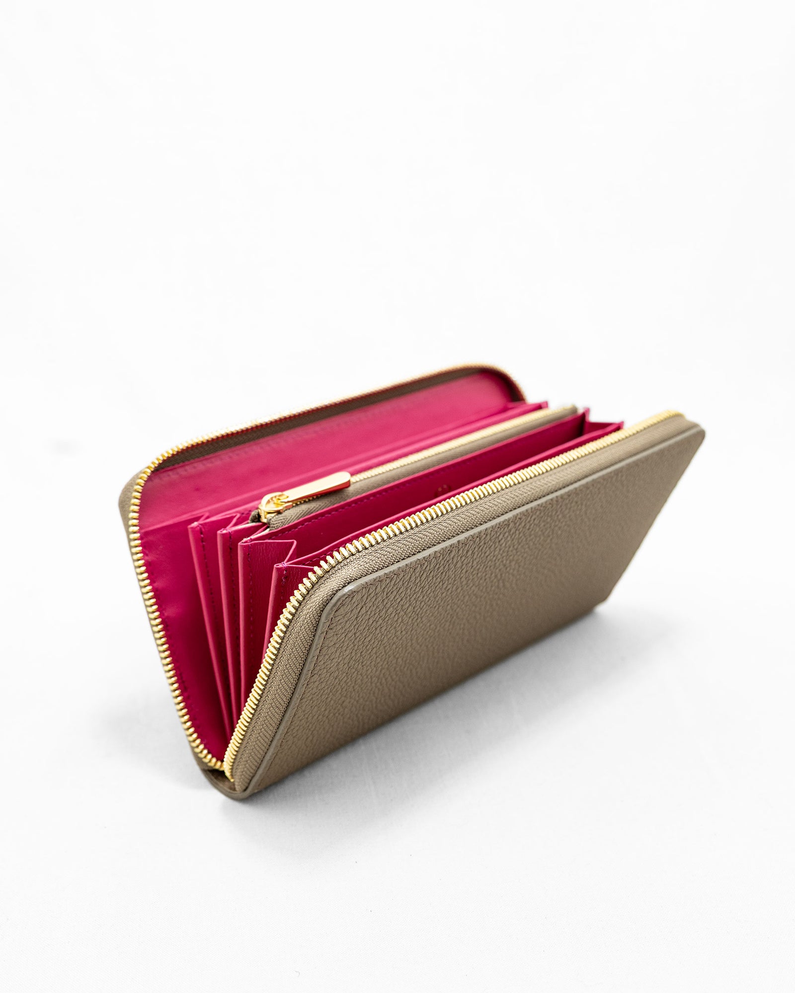 SAHO PLAIN [OAK×PINK] ｜日本製の本革バッグ・財布｜NAGATANI