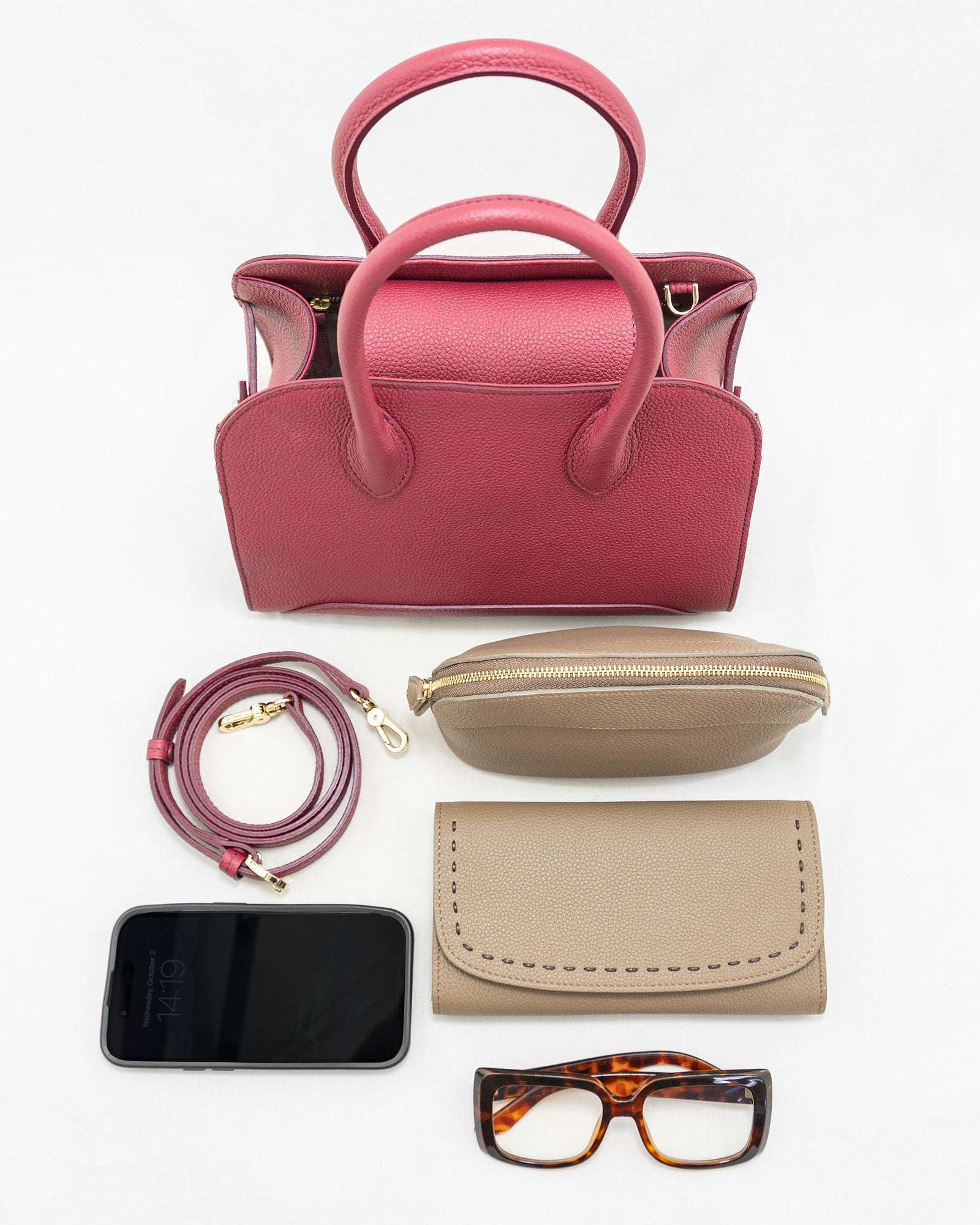 未使用✨ナガタニ　チュリパーニ レザー　2wayショルダーバッグ　ブラウン 未使用✨ナガタニ チュリパーニ レザー 2wayショルダーバッグ ブラウン