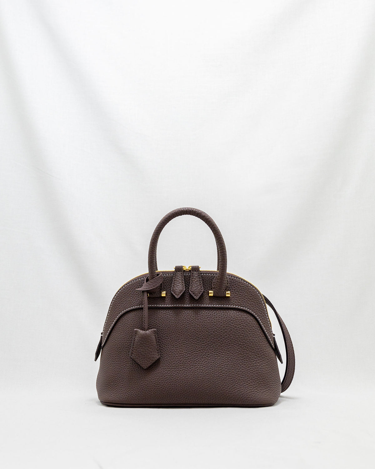 【外側極美品】ナガタニ　ハンドバッグ　2way エリー　オーク　シュリンクレザー ELLIE [OAK] ｜日本製の本革バッグ・財布｜NAGATANI（ナガタニ