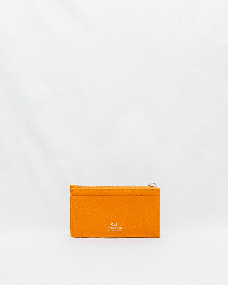 EUNOIA CARD HOLDER [ORANGE] ｜日本製の本革バッグ・財布｜NAGATANI 