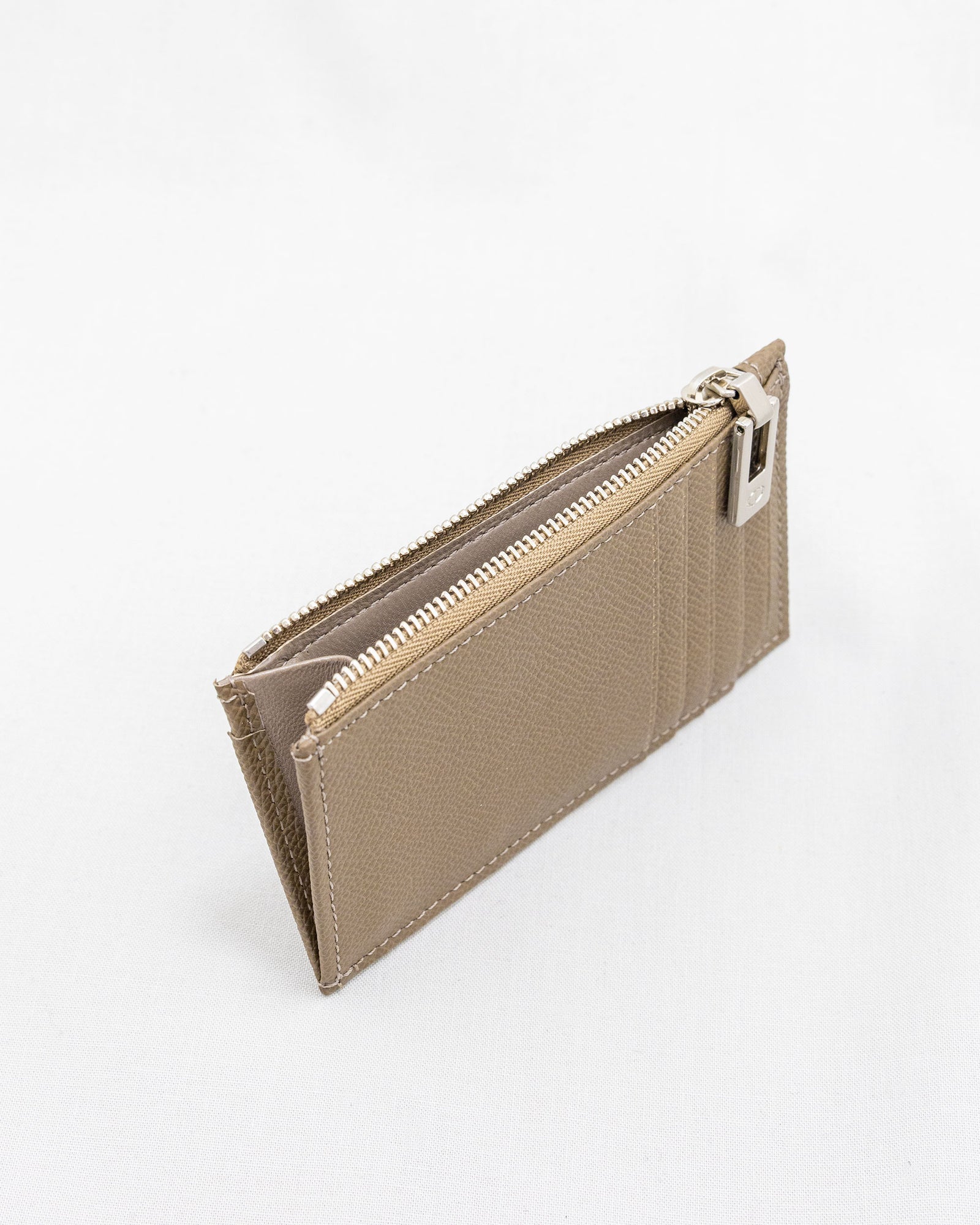 EUNOIA CARD HOLDER [TAUPE] ｜日本製の本革バッグ・財布｜NAGATANI