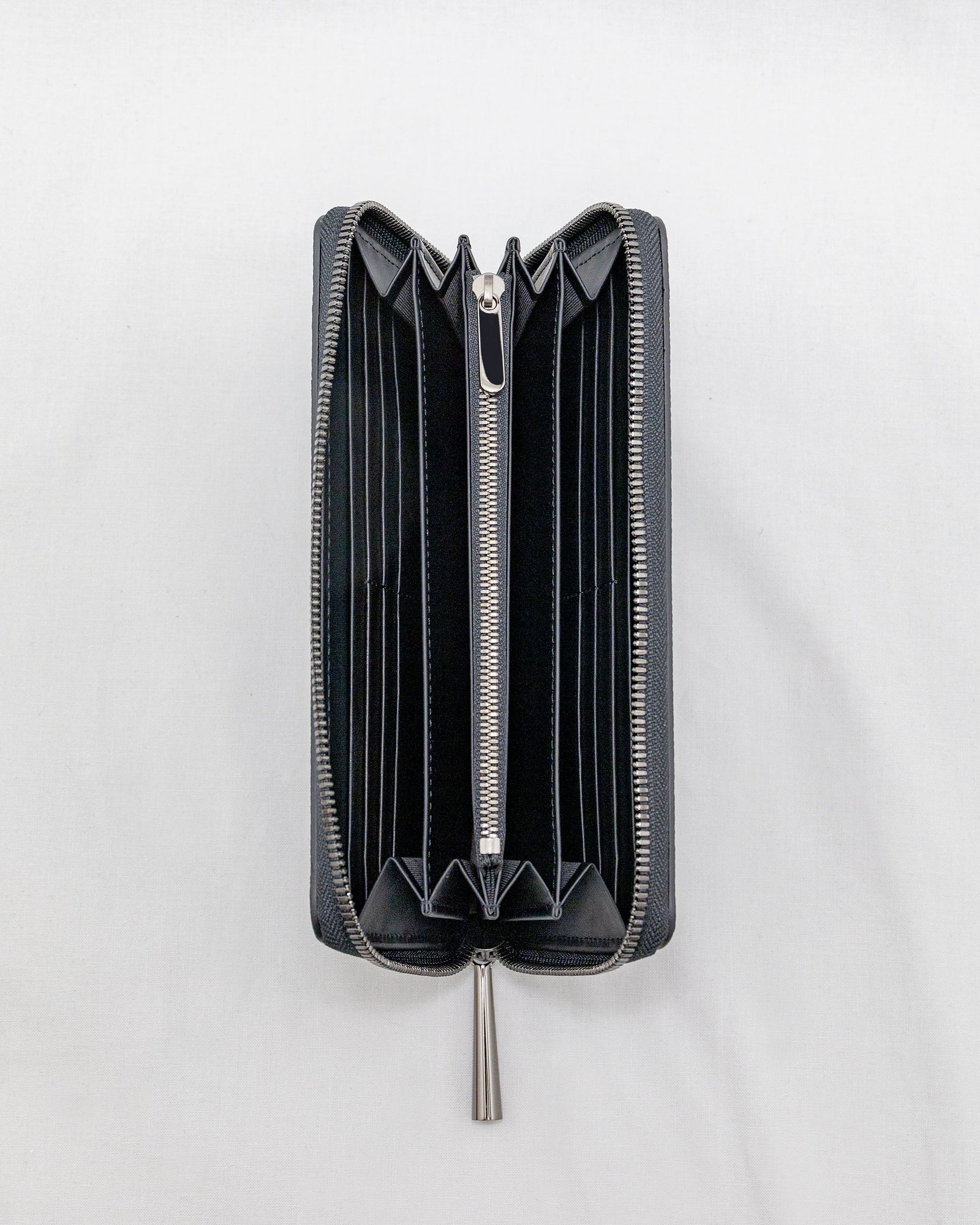 SAHO PLAIN [BLACK×BLACK] ｜日本製の本革バッグ・財布｜NAGATANI 