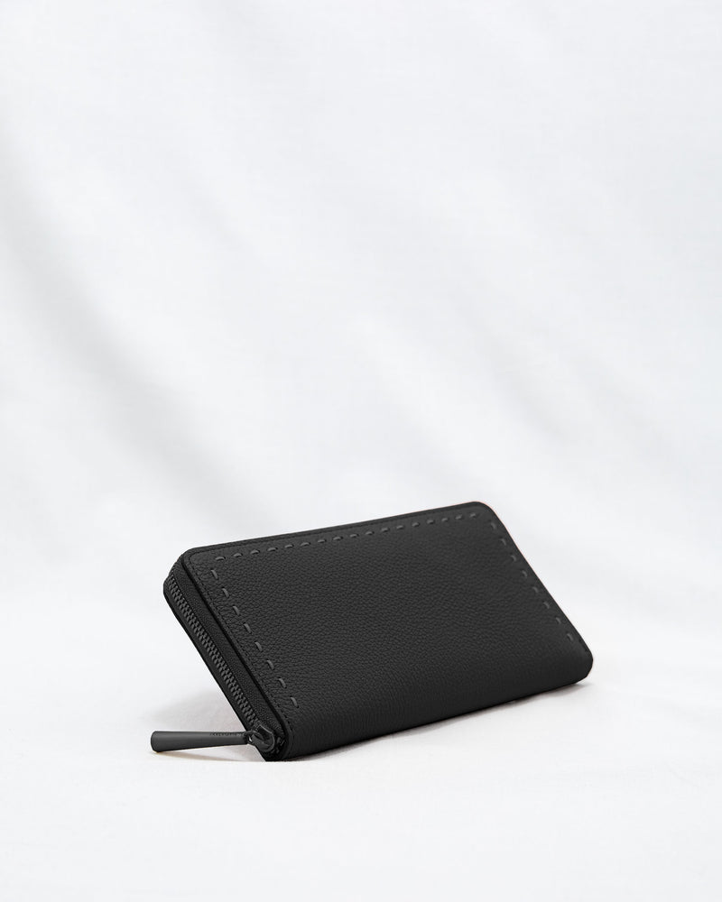SAHO [BLACK×BLACK] ｜日本製の本革バッグ・財布｜NAGATANI（ナガタニ