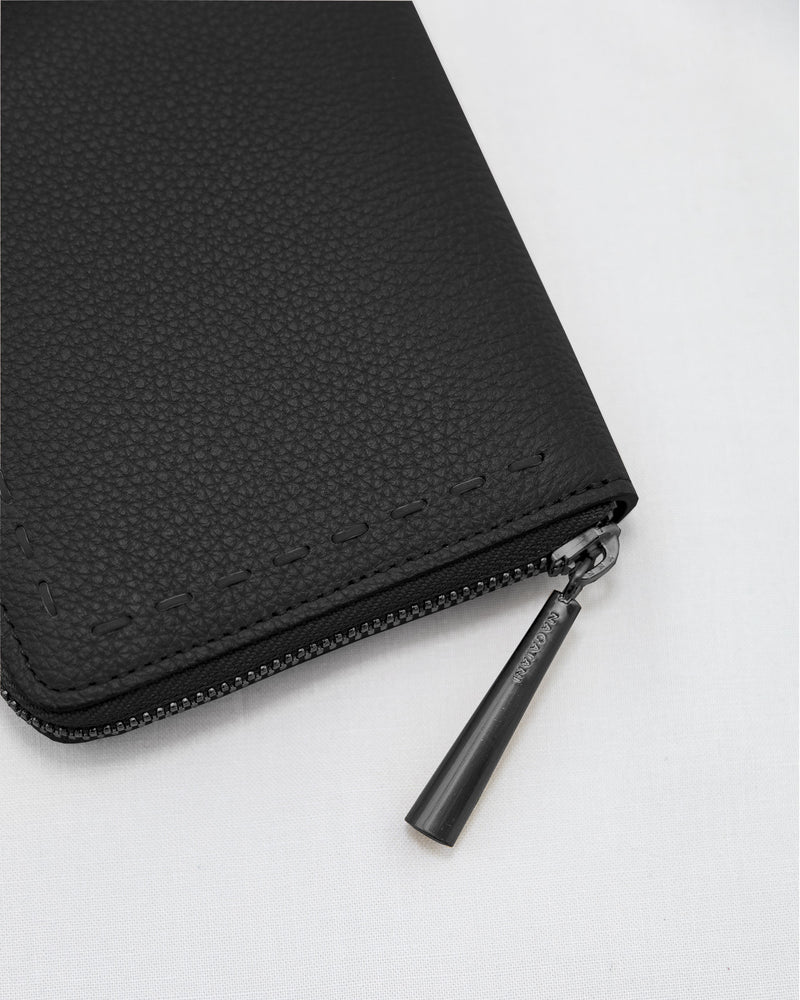 SAHO [BLACK×BLACK] ｜日本製の本革バッグ・財布｜NAGATANI（ナガタニ